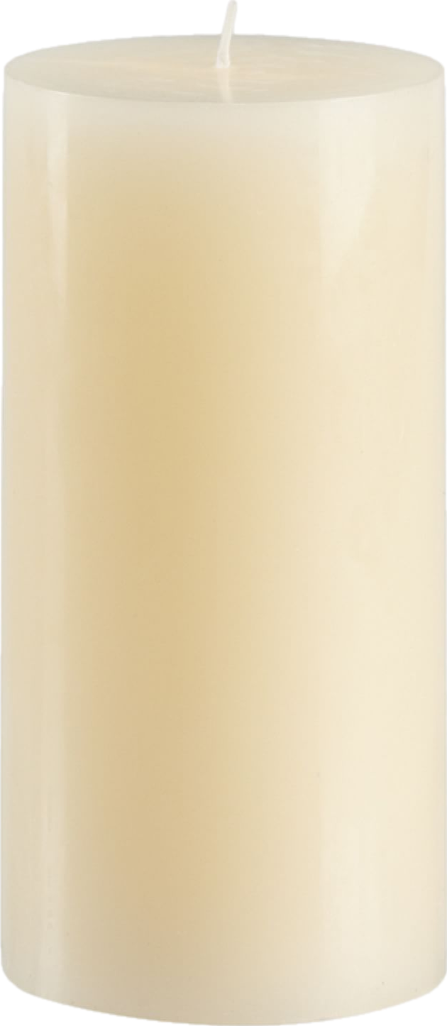 Unscented Wax Pillar Candle
