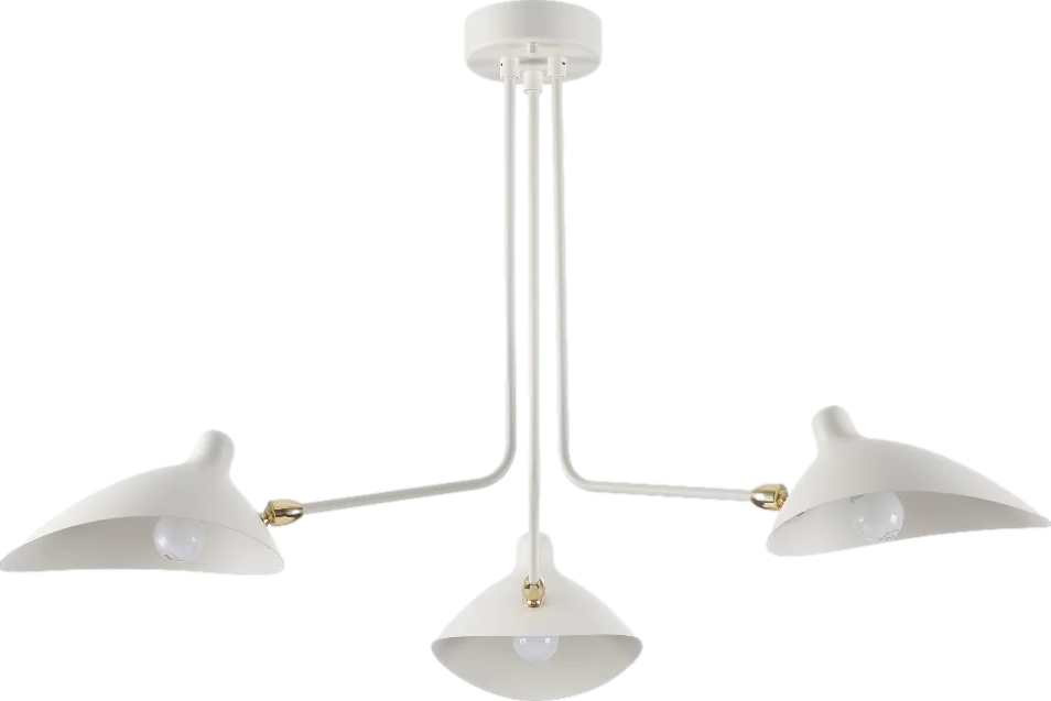 Three-Arm Mouille Ceiling Lamp - Classic Small