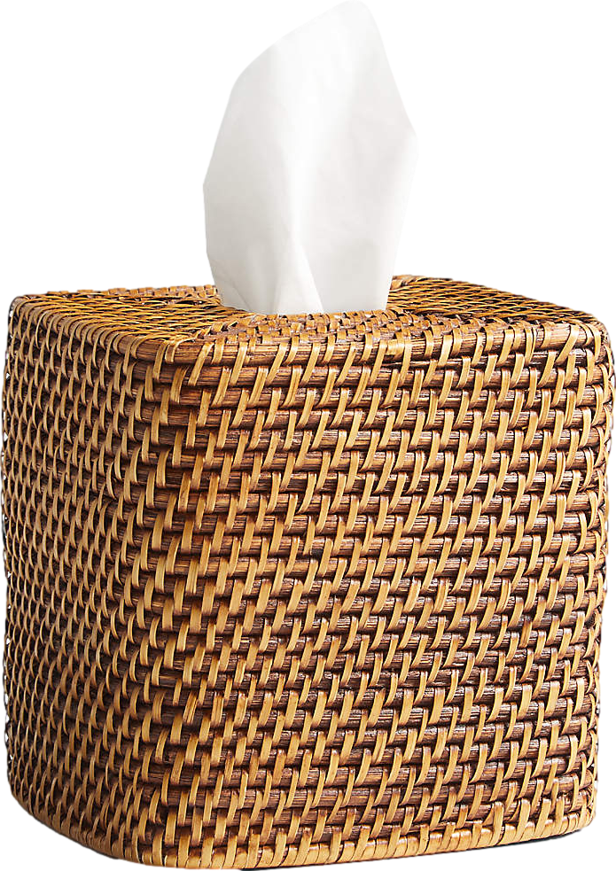 Sedona Honey Square Tissue Box Cover
