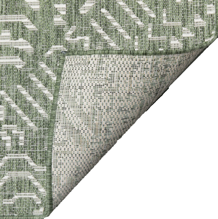 Medusa Khalo Indoor/Outdoor Green Flat-Weave Rug