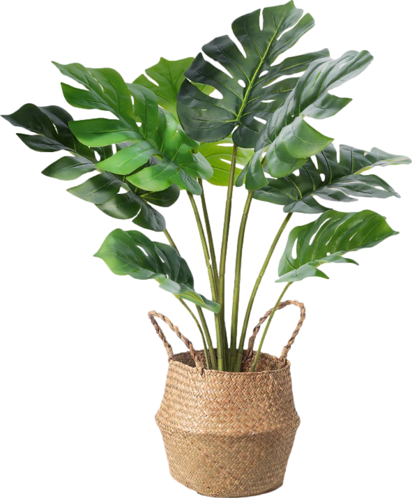 Faux Philodendron Tree in Pot