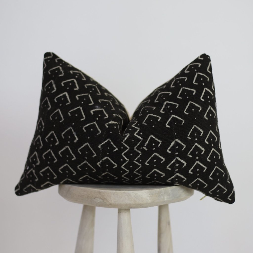 Paki in Black Pillow