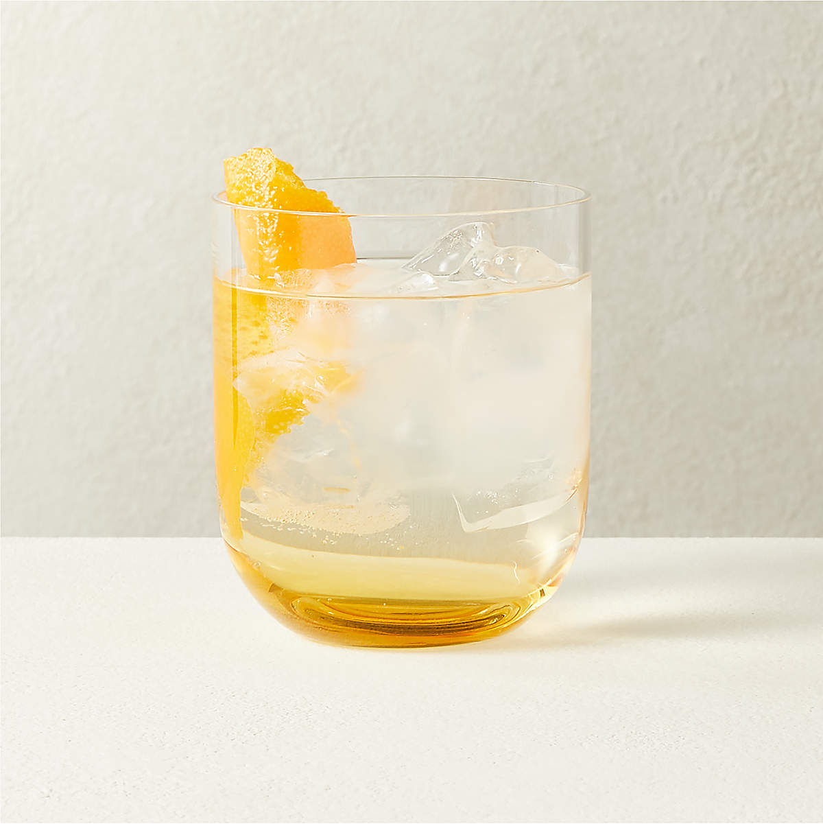 Duval Amber Double Old-Fashioned Glass