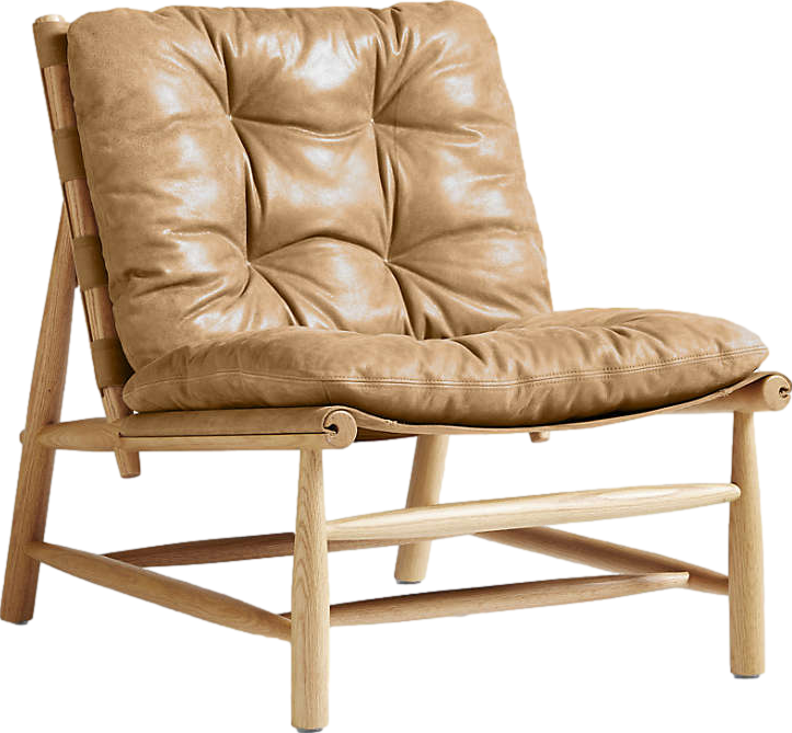 Henning Leather Accent Chair