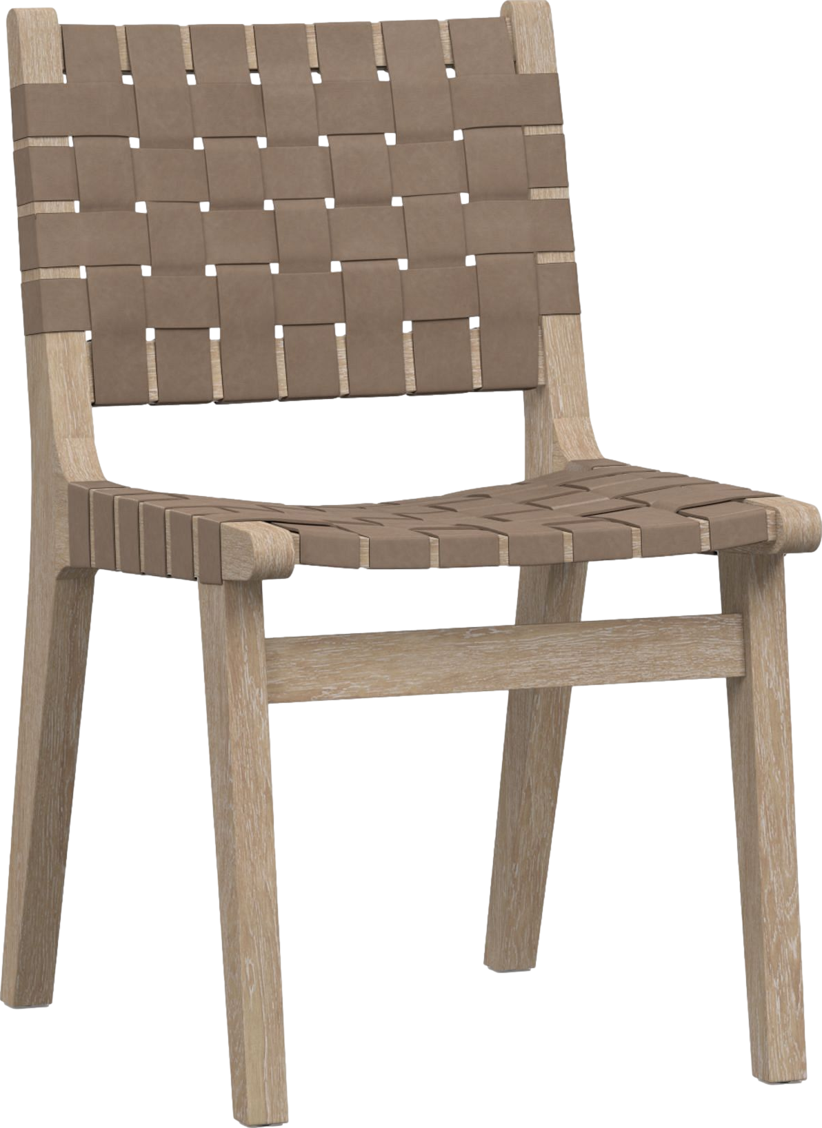 Fenton Woven Leather Dining Chair