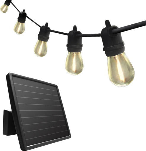 43ft. 20 LED Bulbs Solar String Lights