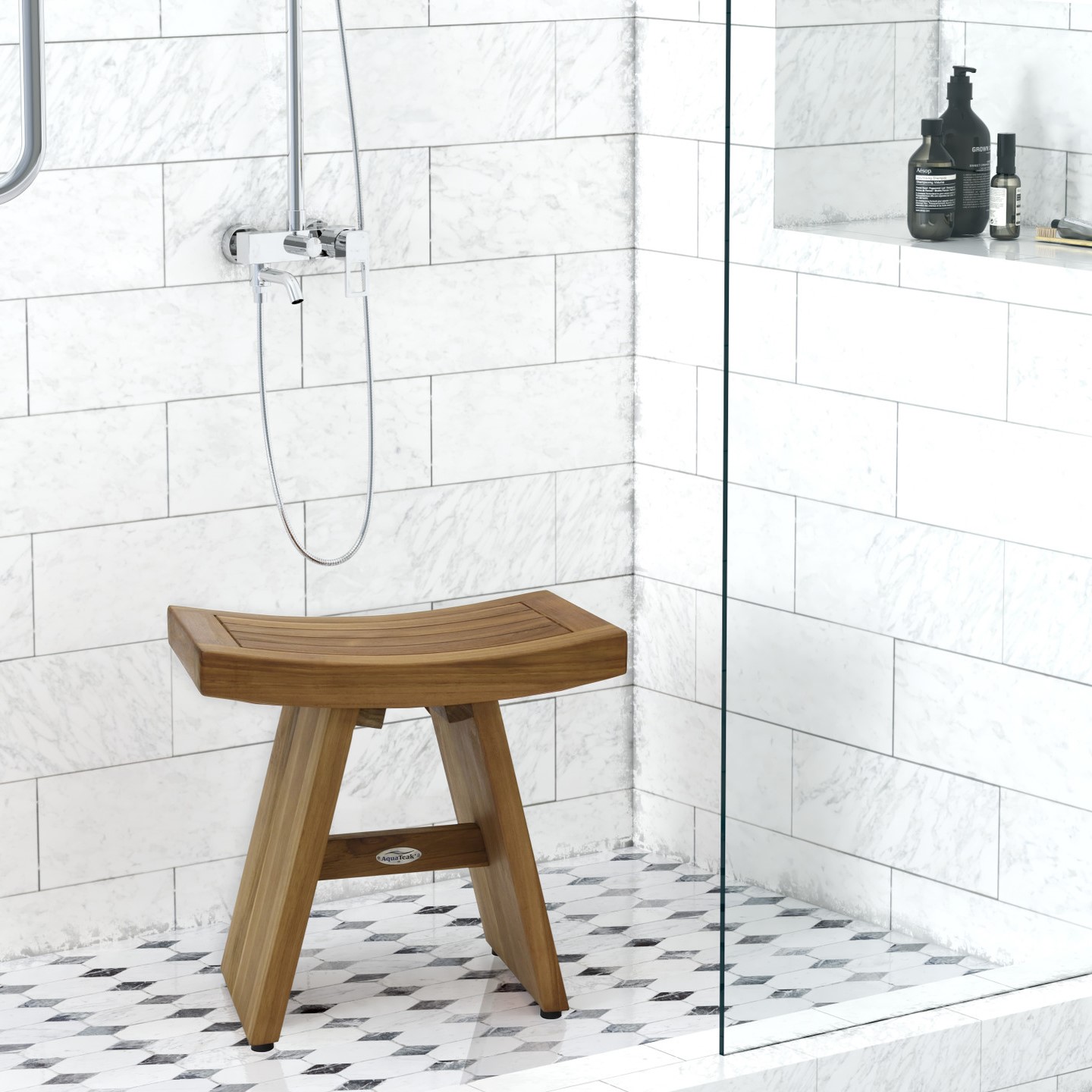 The Original 18" Asia® Teak Shower Bench