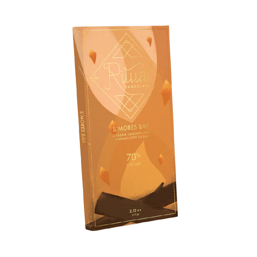 Ritual S'mores 70% Cacao Dark Chocolate Bar 2.12oz (12ct)