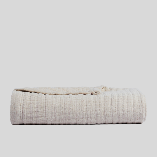 Cloud Linen Gauze Throw