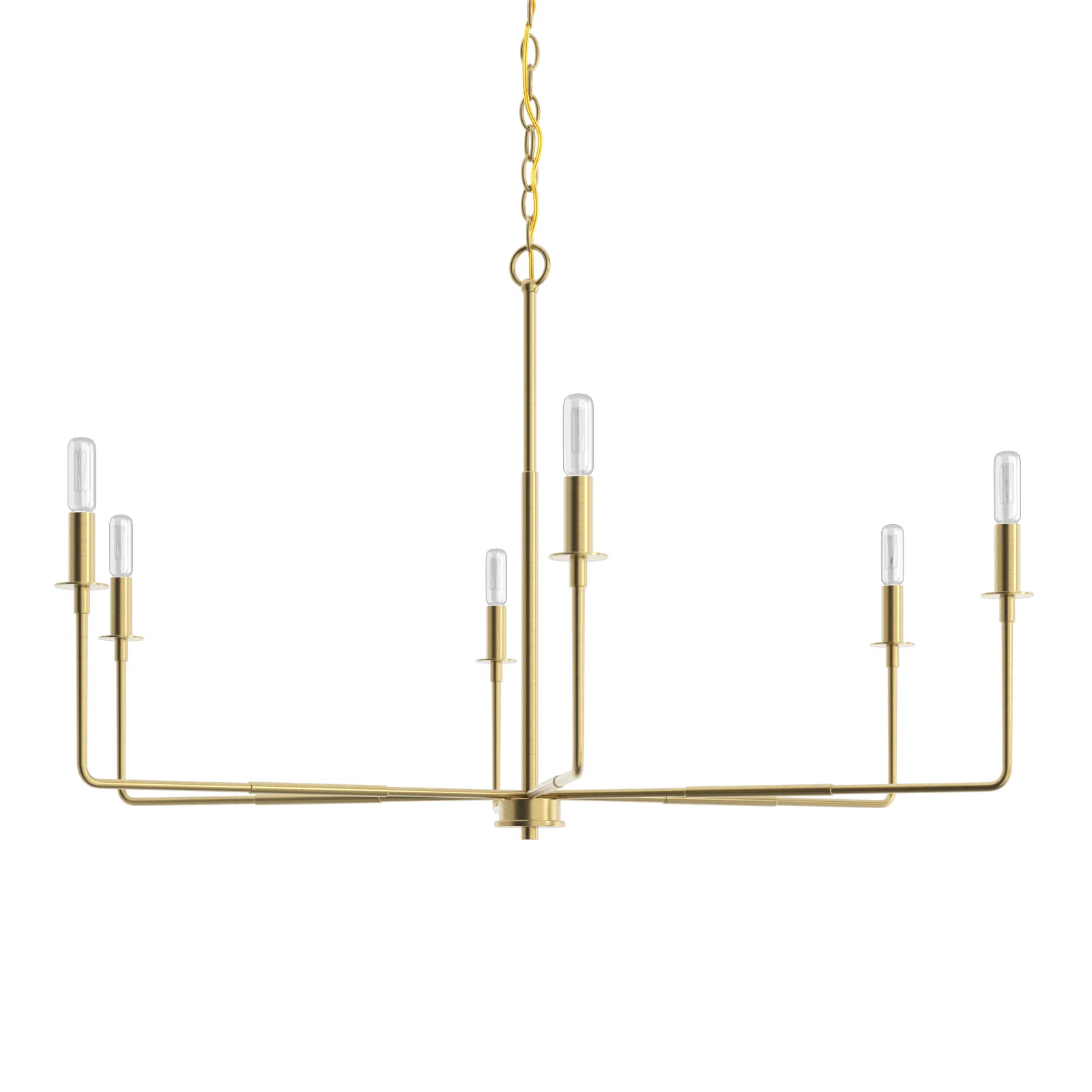 Alysa 6 - Light Dimmable Classic / Traditional Chandelier