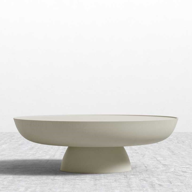 Maria Coffee Table, Alabaster Concrete