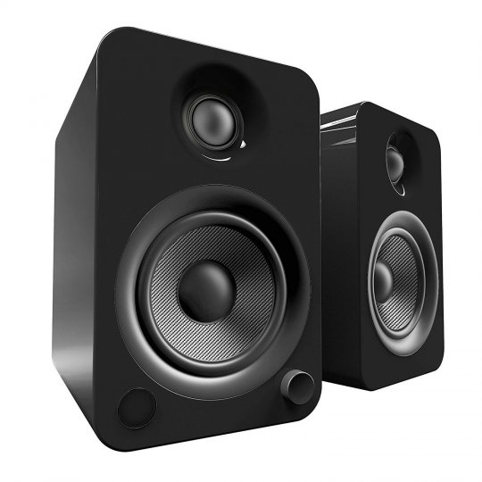 YU4 Powered Bookshelf Speakers - Gloss Black (YU4GB)