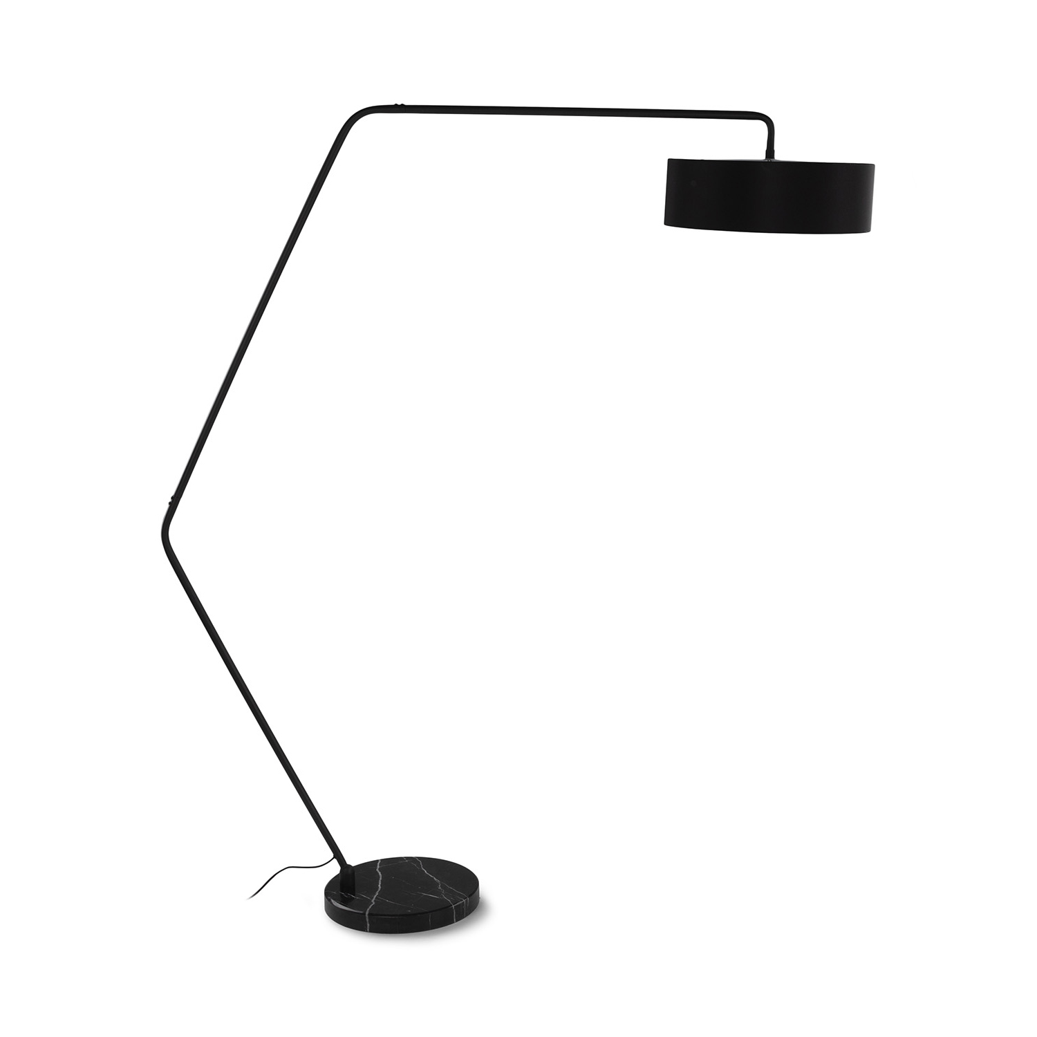Heron Black Floor Lamp
