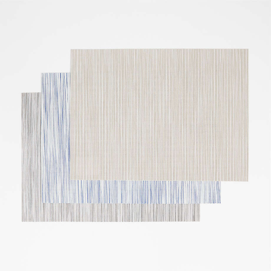 Chilewich ® Ridge Neutral Vinyl Placemat