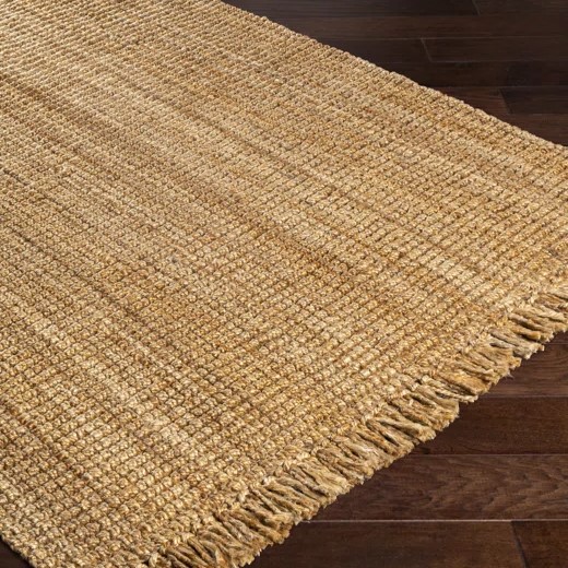 Johnny Jute/Sisal Solid Color Rug