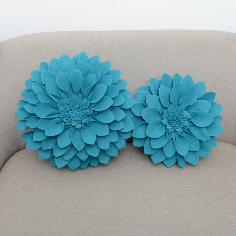 Fleur De Jardin Collection Floral Throw Pillow