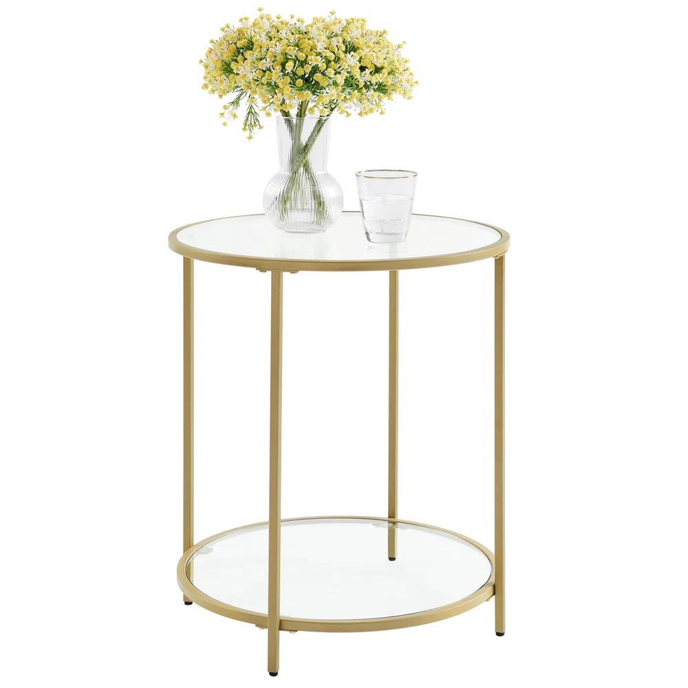 Doynton Glass End Table