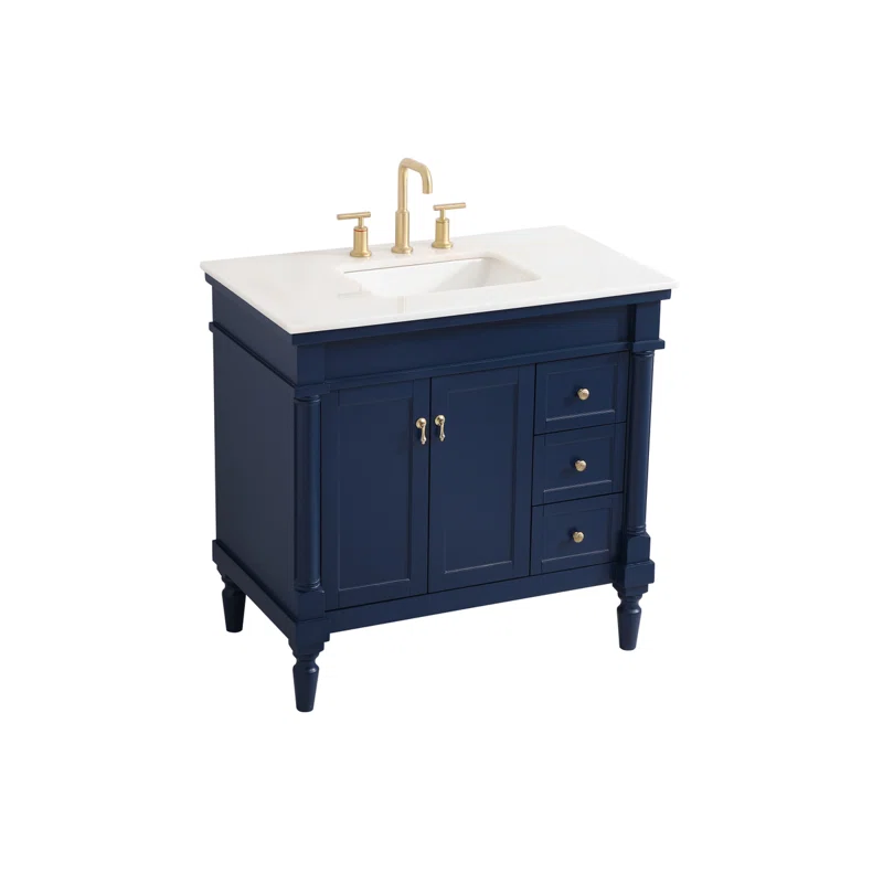 Uriah 36'' Single Bathroom Vanity with Top