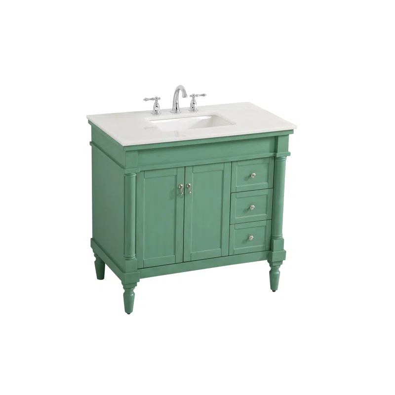 Uriah 36'' Single Bathroom Vanity with Top