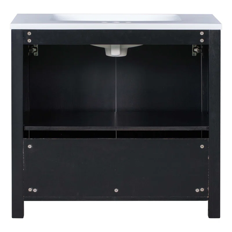 Roxey 36'' Single Bathroom Vanity with Resin Top