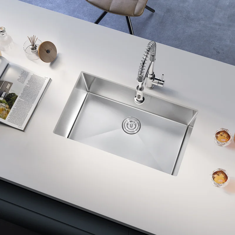 Undermount Single Bowl Stainless Steel Kitchen Sink