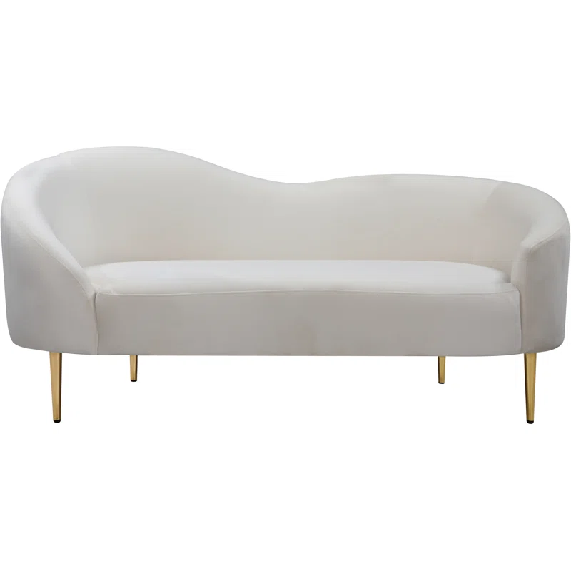Shurtz 67'' Velvet Loveseat
