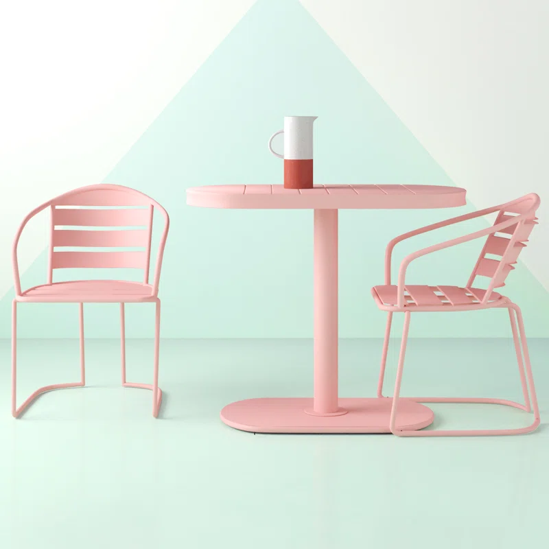 Gunner 2 - Person Oval Outdoor Dining Set