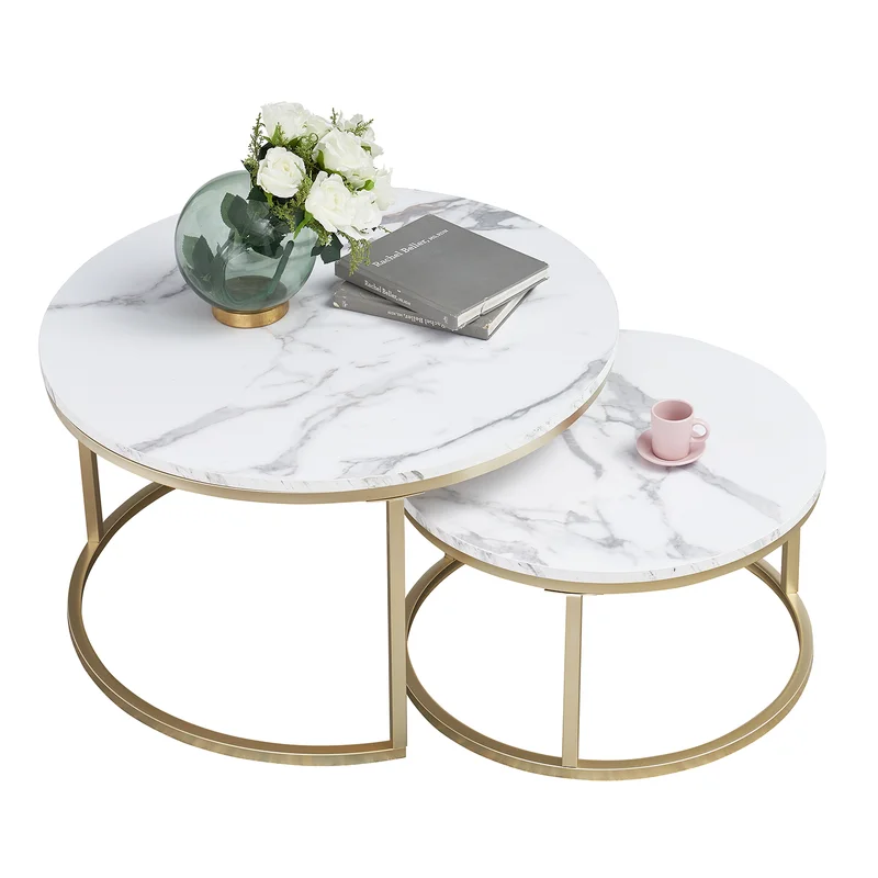 Emmaline Frame 2 Nesting Coffee Tables