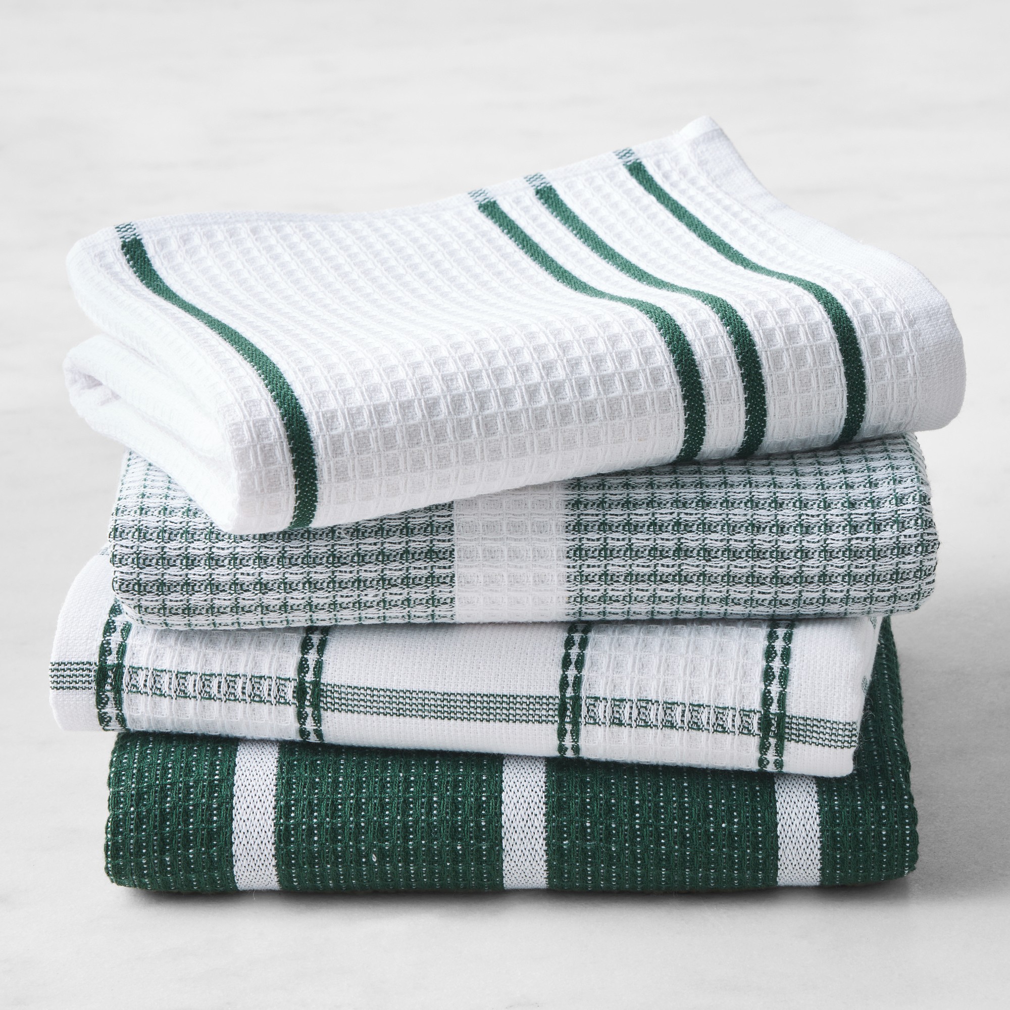 Williams Sonoma Super Absorbent Waffle Weave Multi-Pack Towels, Set of 4