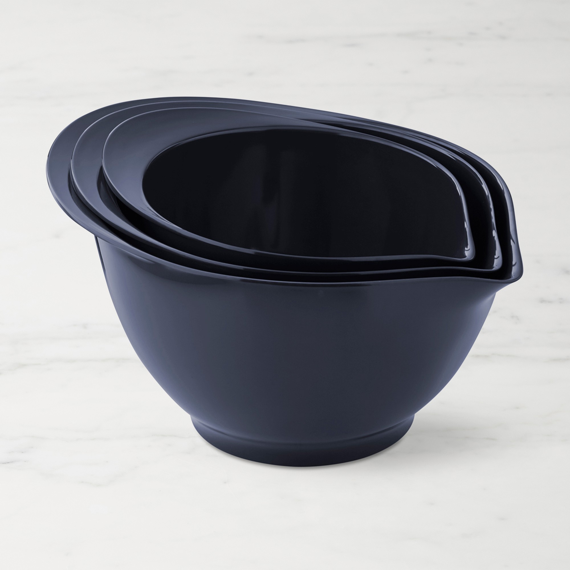 Melamine Mixing Bowls with Spout, Set of 3