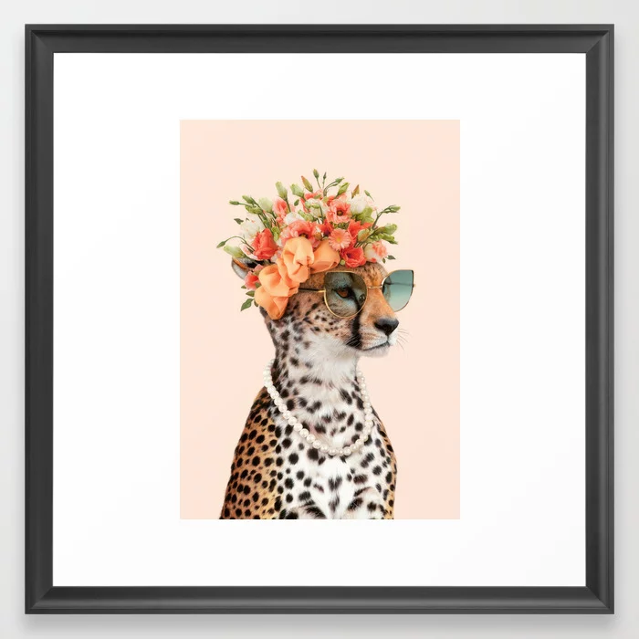 ROYAL CHEETAH Framed Art Print