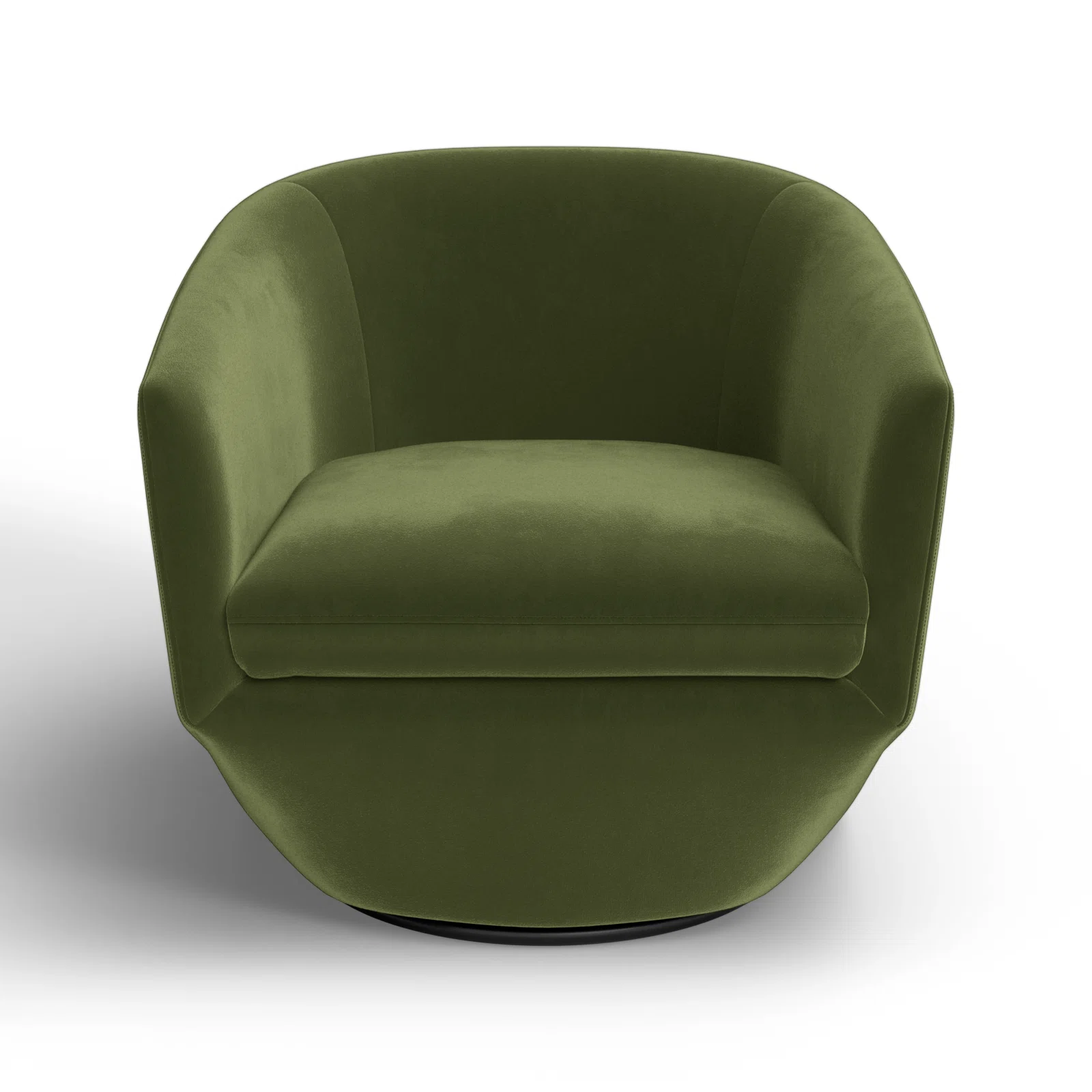 Haddie Upholstered Swivel Barrel Chair