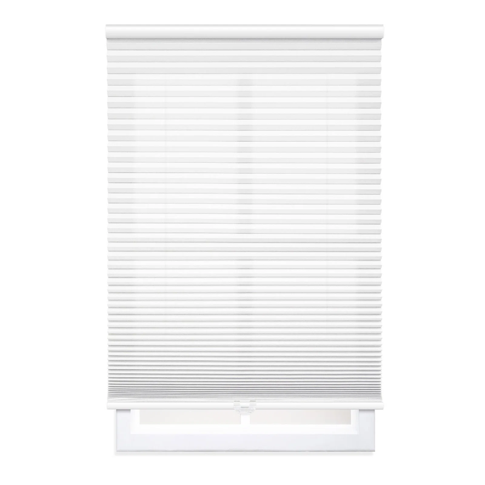 White Nolea EcoHome Cordless Light Filtering Cellular Shade