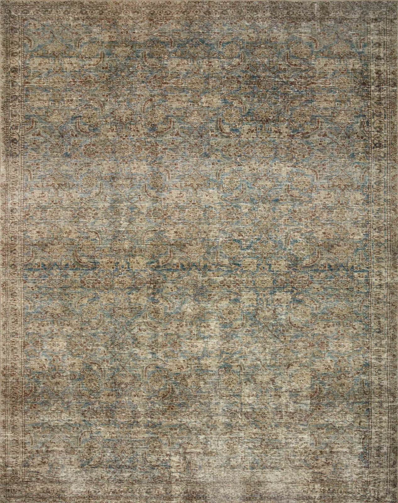 Amber Lewis x Loloi Morgan Sea / Sage Area Rug feat. CloudPile