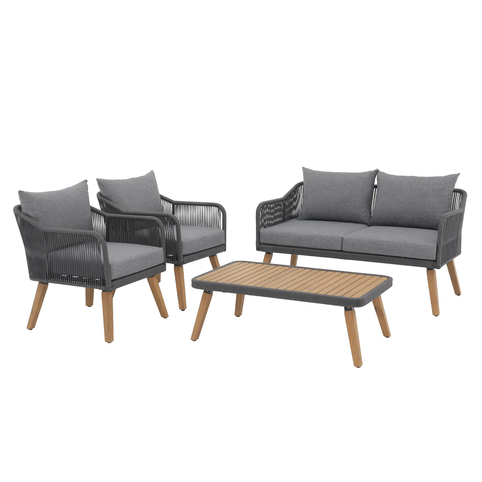 4 - Person Outdoor Seating Group with Cushions