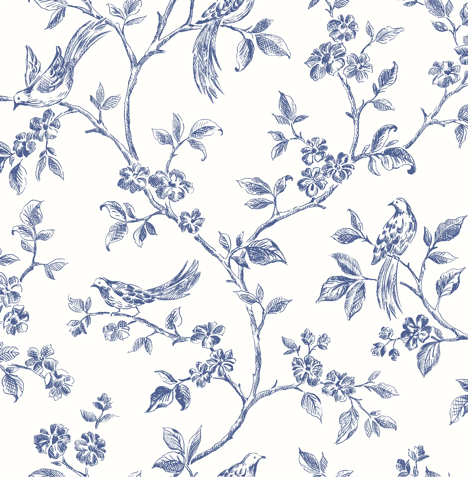 Navy Krantz Floral Roll