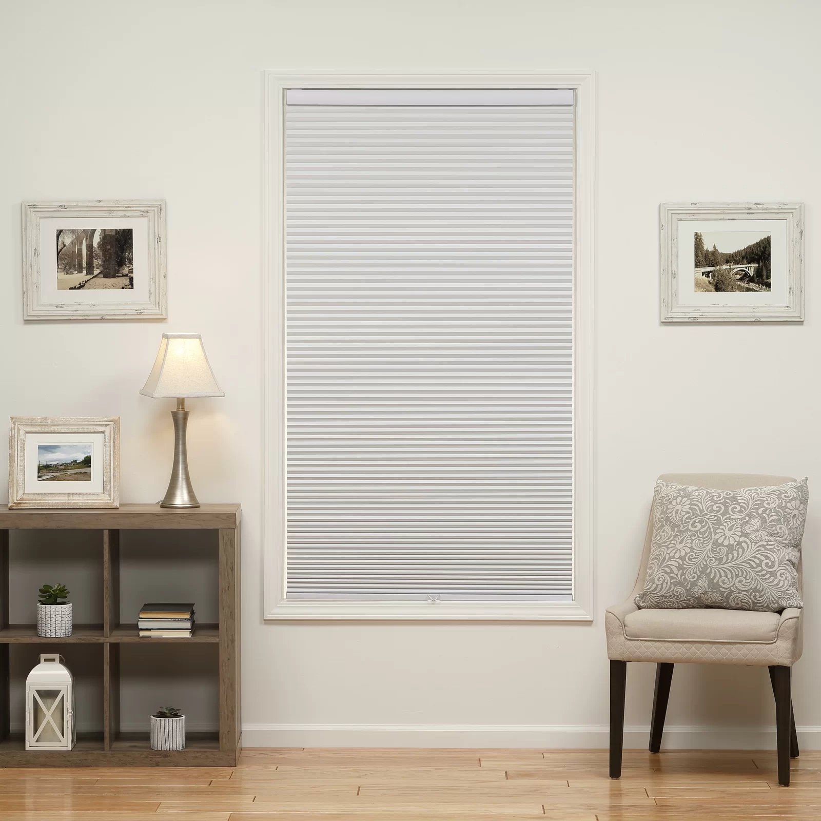 White Cordless Blackout Cellular Shade