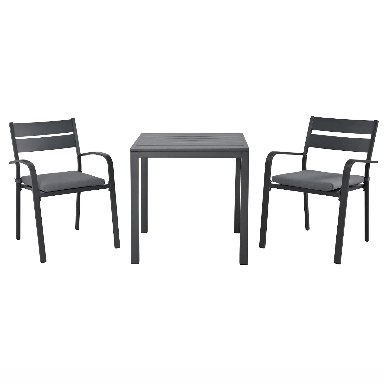 2 - Person Square Outdoor Dining Set with Cushions