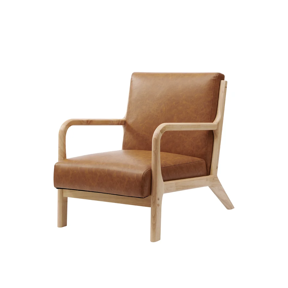 Barrick Faux Leather Armchair