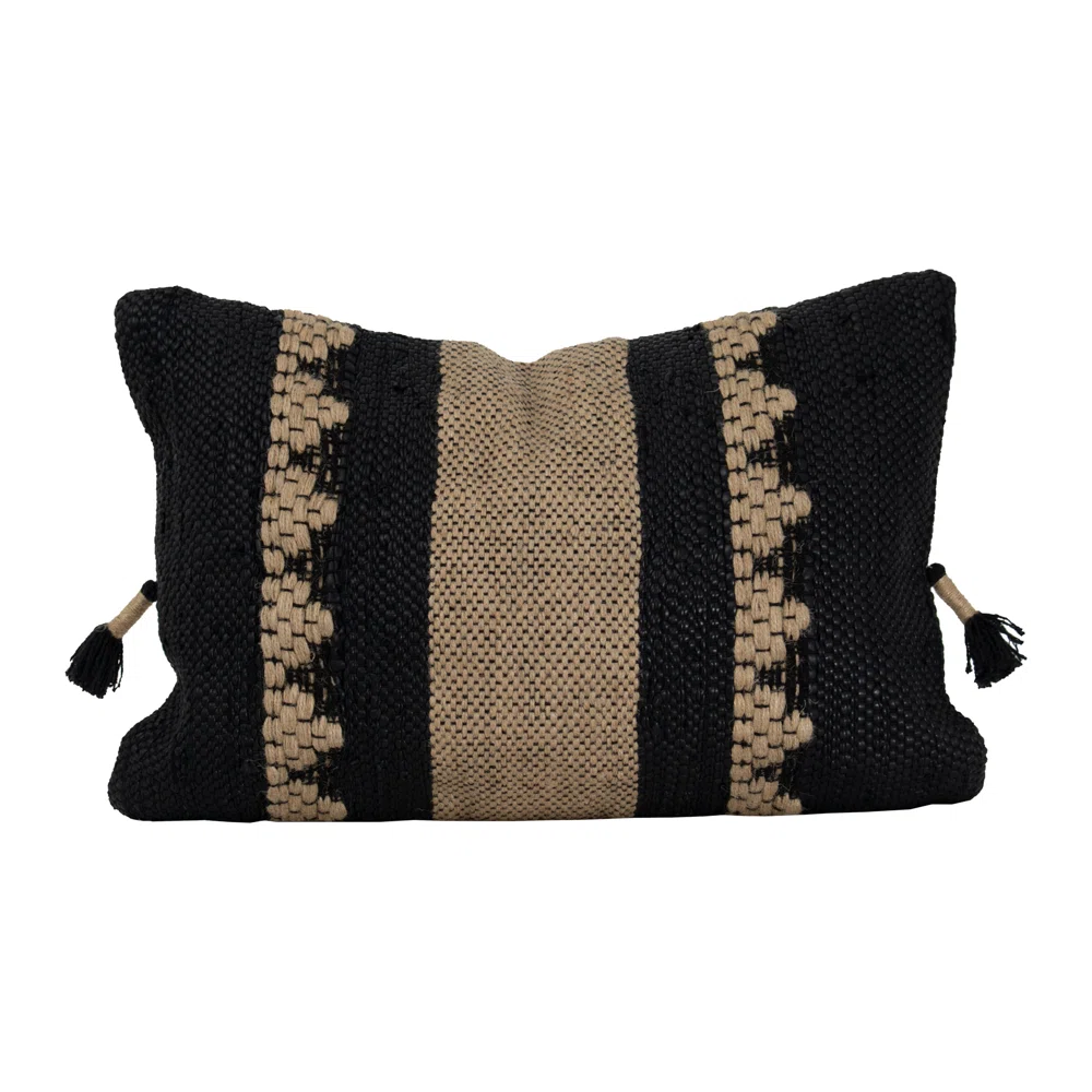 Tassels Cotton Throw Pillow