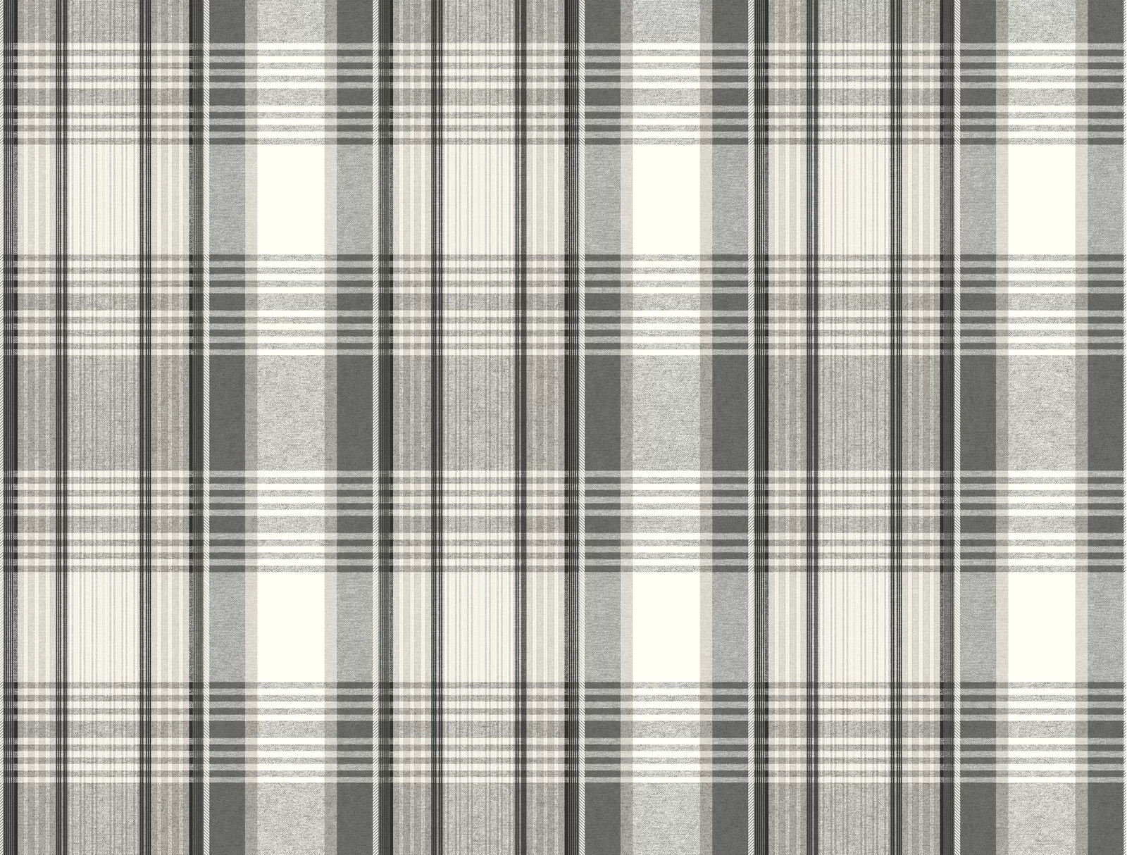 Black Chaz Plaid Roll