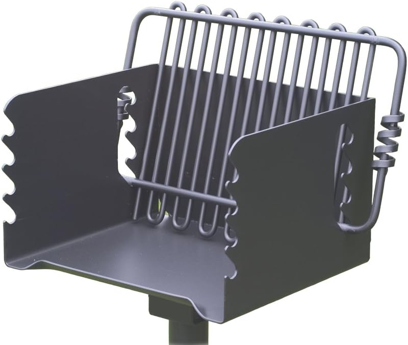 Pilot Rock Park Style Steel Outdoor Barbeque Charcoal Grill with Cooking Grate
