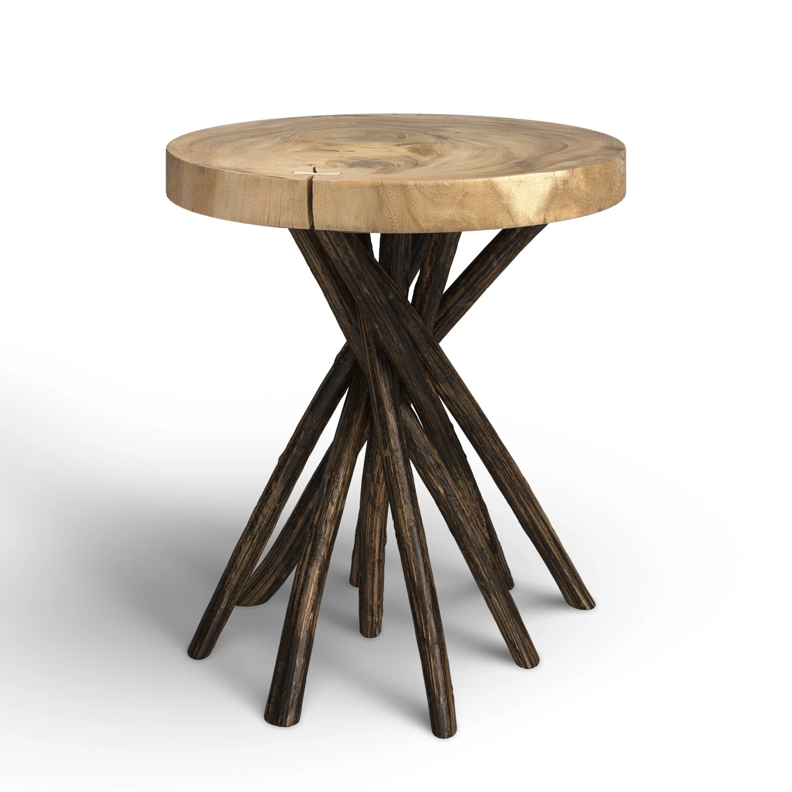 Selah Solid Wood End Table, Natural