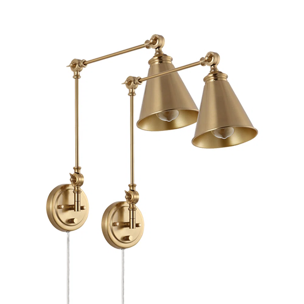 Cessna 2 - Light Swing Arm Wall Sconces (Set of 2)