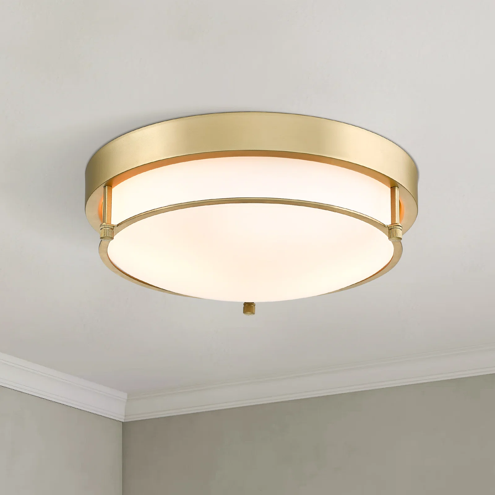 Massaro Glass Flush Mount