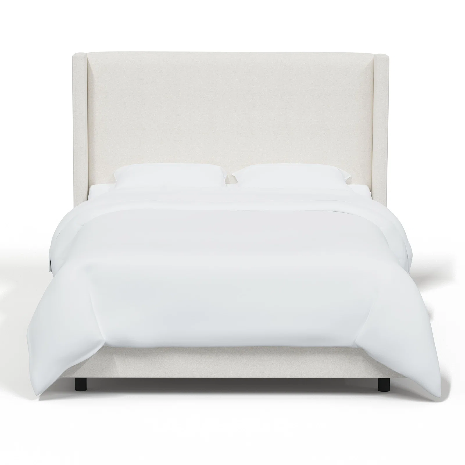 Hanson Upholstered Wingback Bed