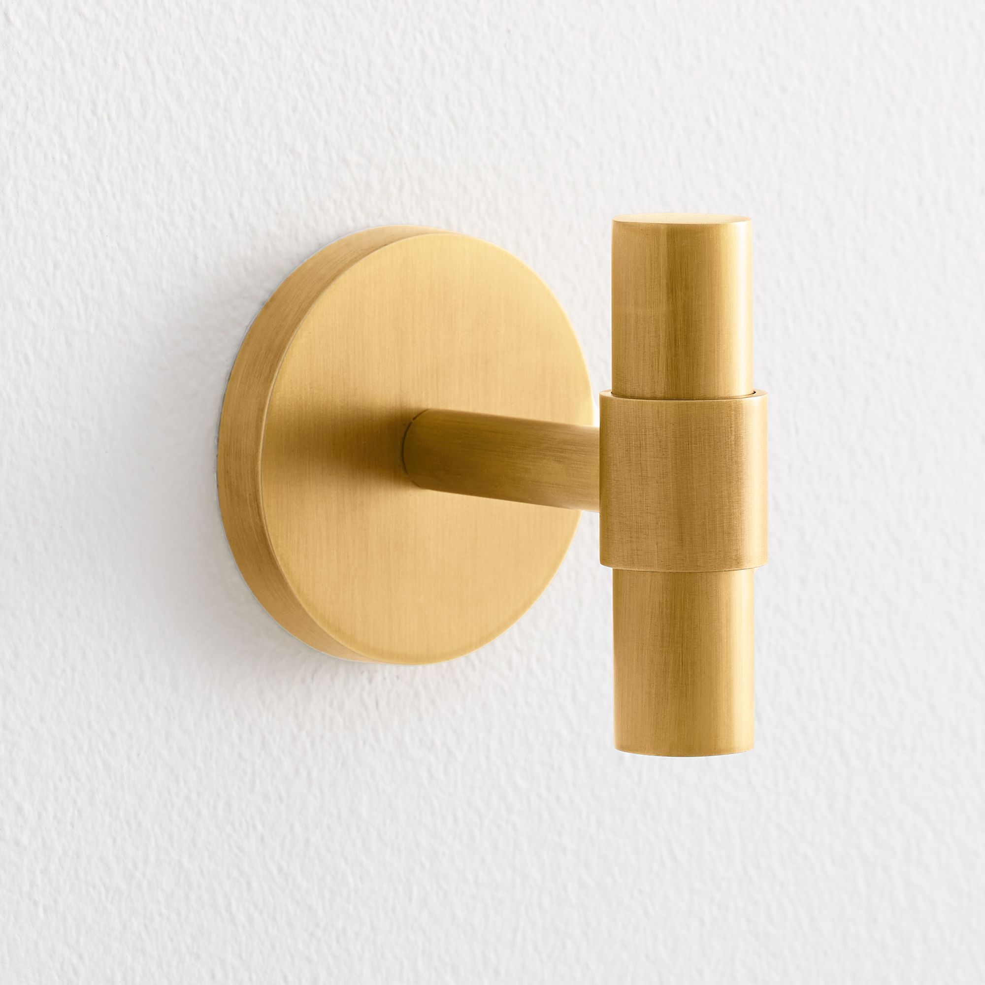 Pure Modernist Bath Hardware - Antique Brass