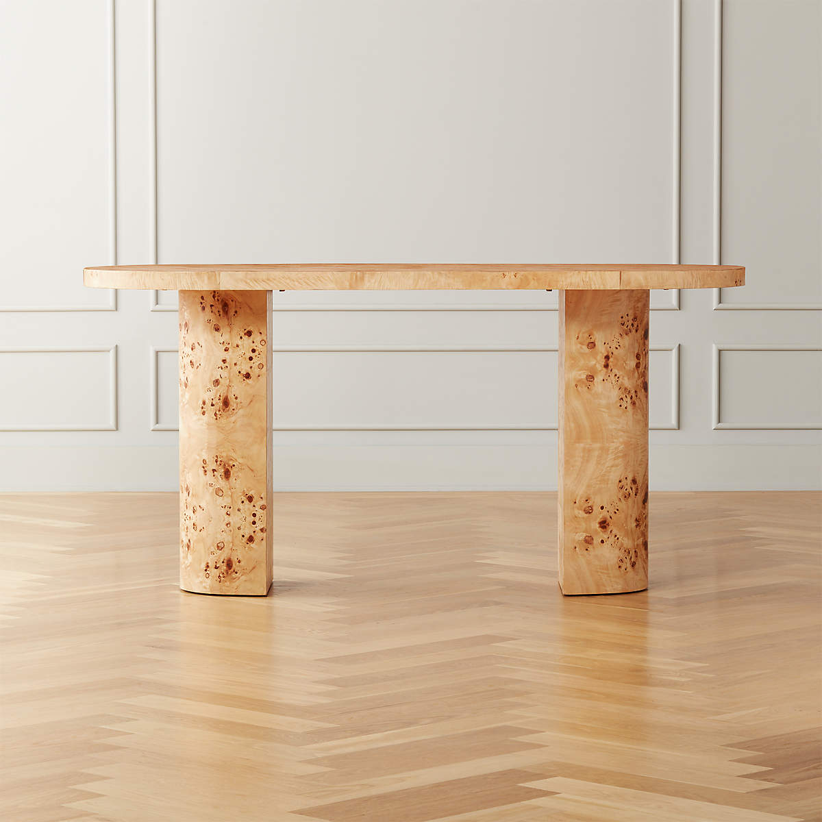 Marisa Burl Wood Desk 60"