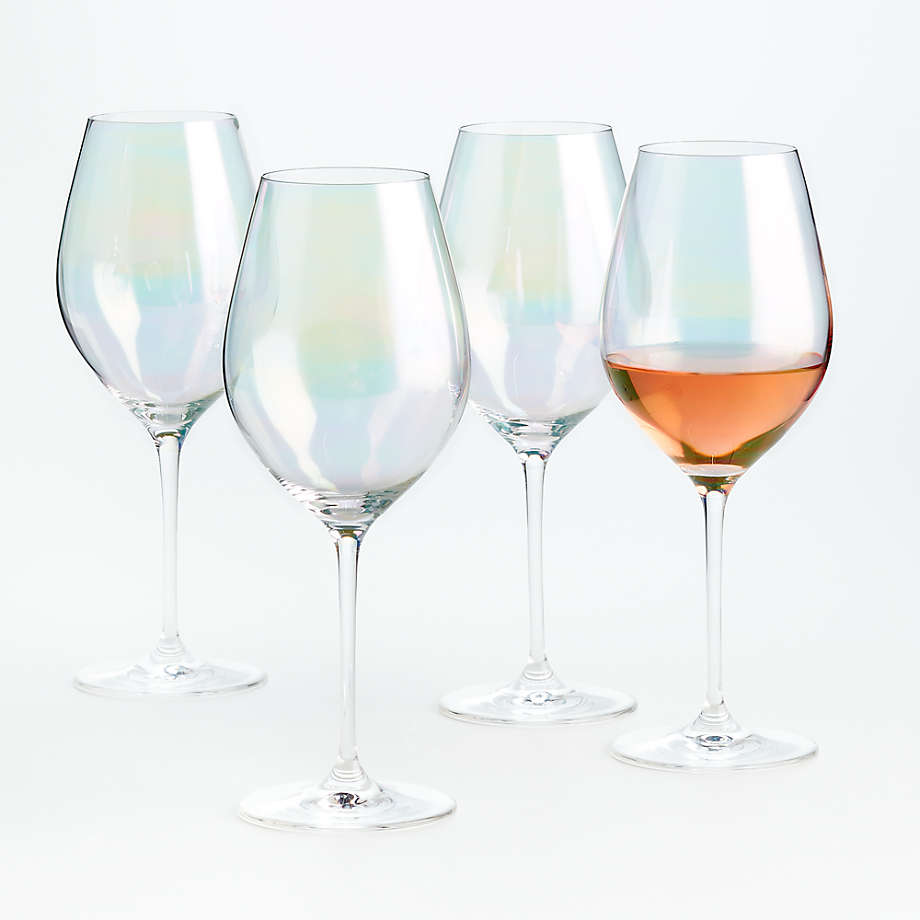Wine Glasses Lunette Iridescent