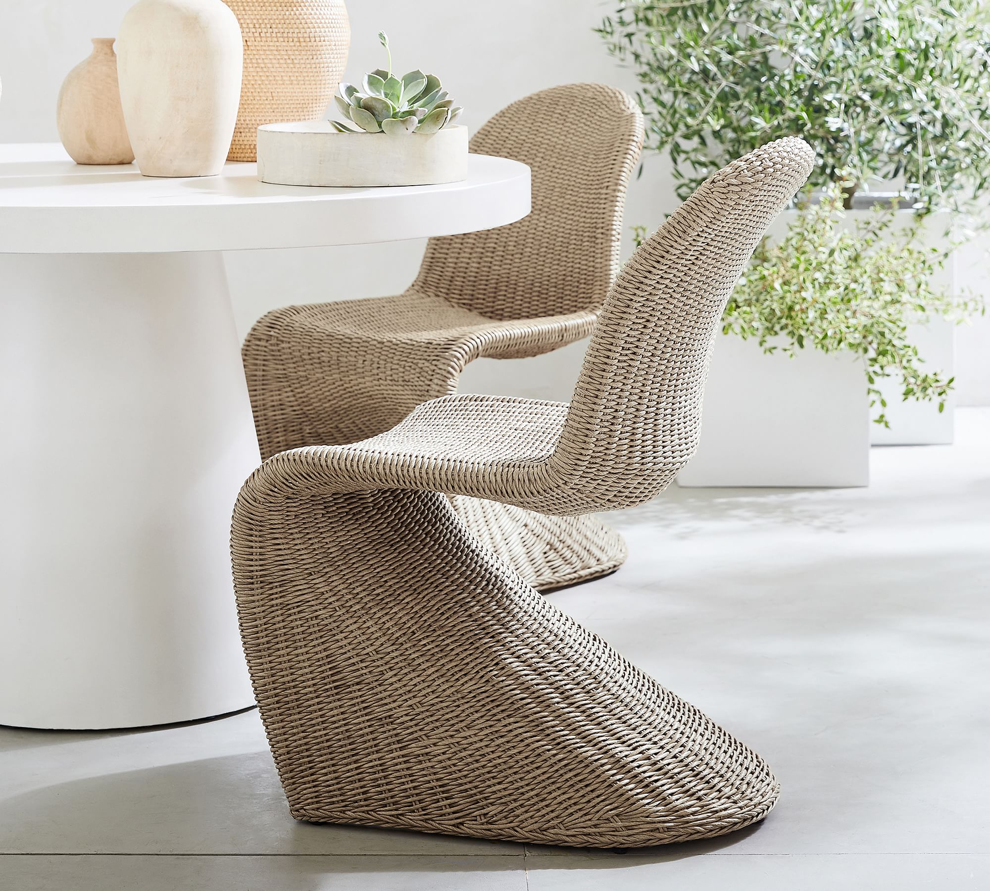 Encinitas Wicker Outdoor Dining Chair